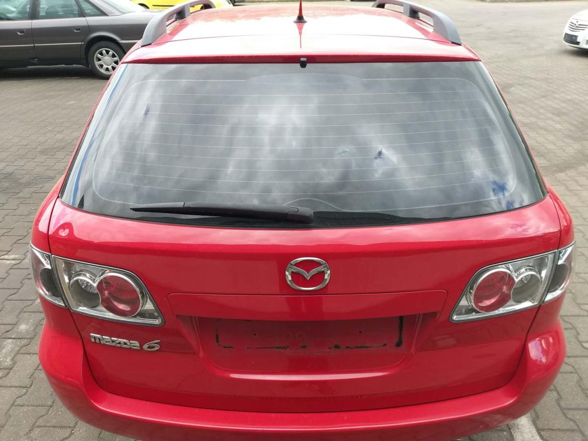 Mazda 6 GY original Heckklappe mit Heckscheibe Rot Kombi Bj.2003